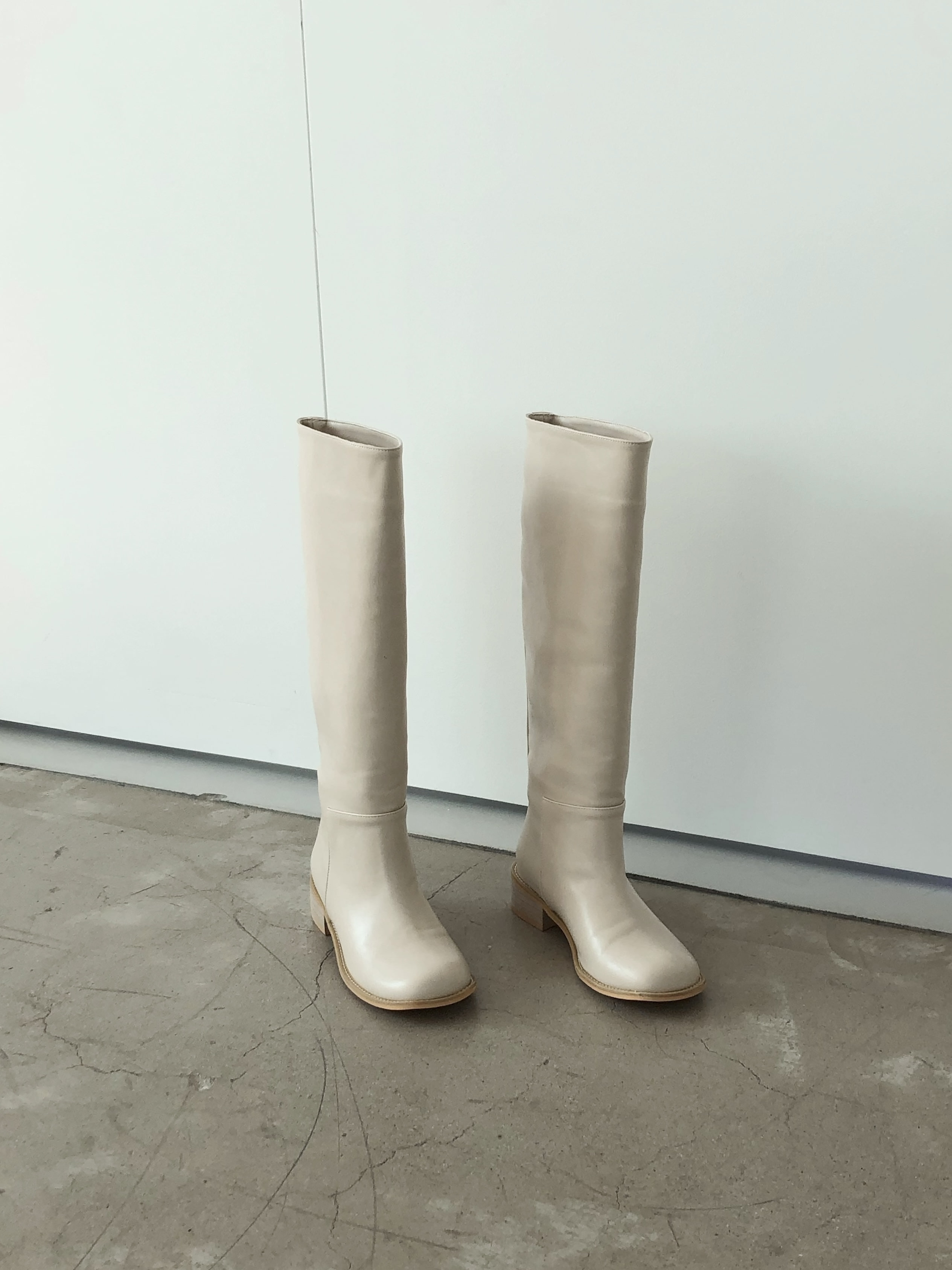 round long boots (2color)