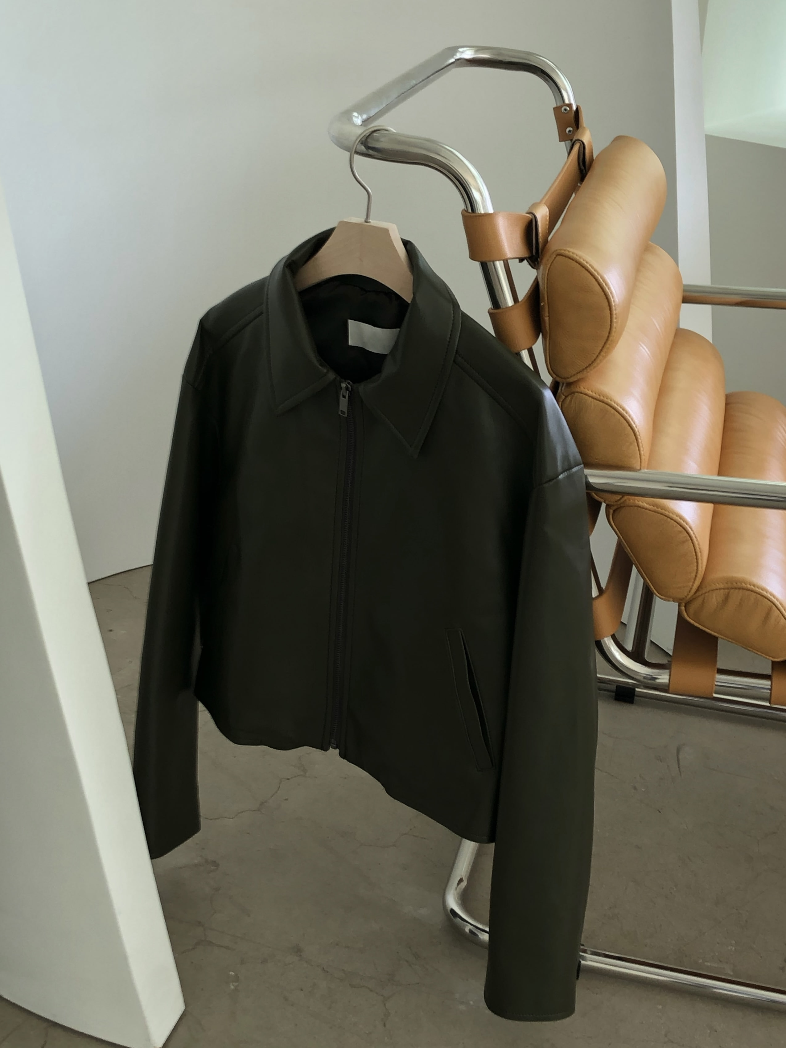 [블랙 바로배송] single rider jacket (2color)