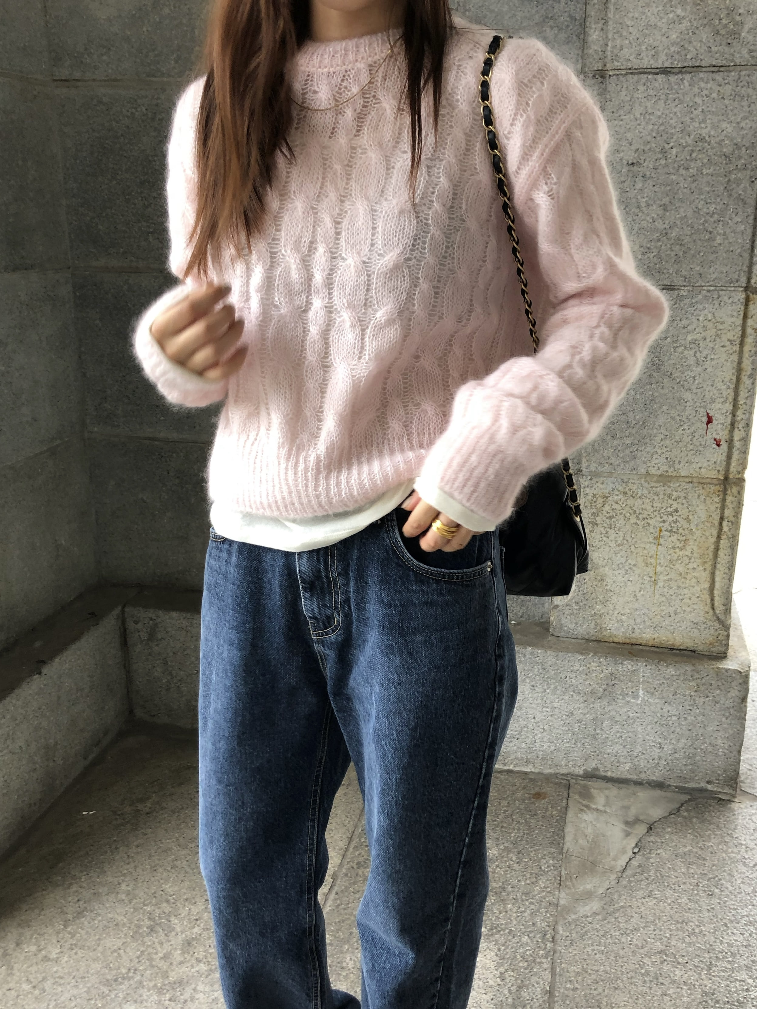 candy round knit (4color)