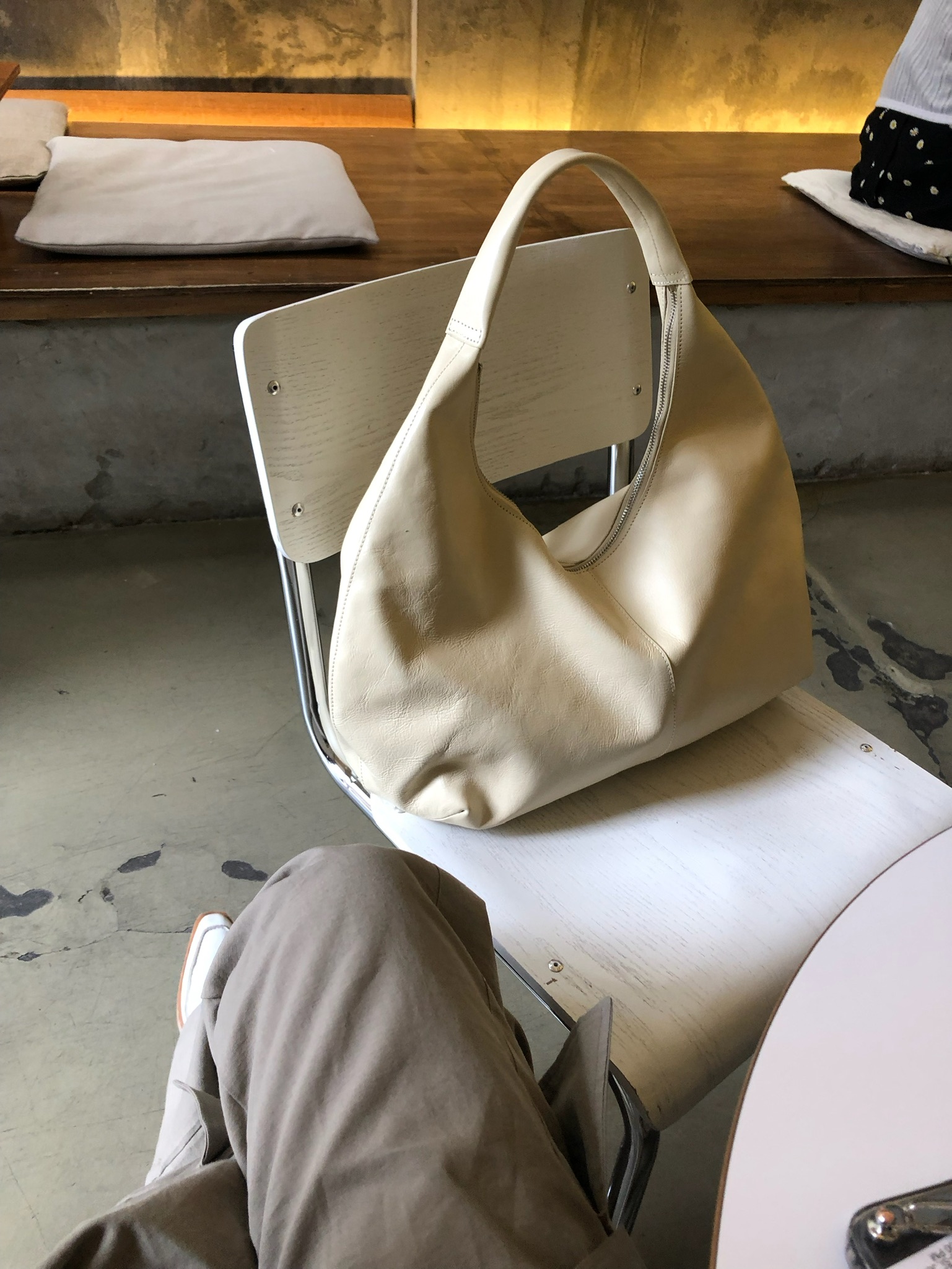 wide shopper bag (2color)