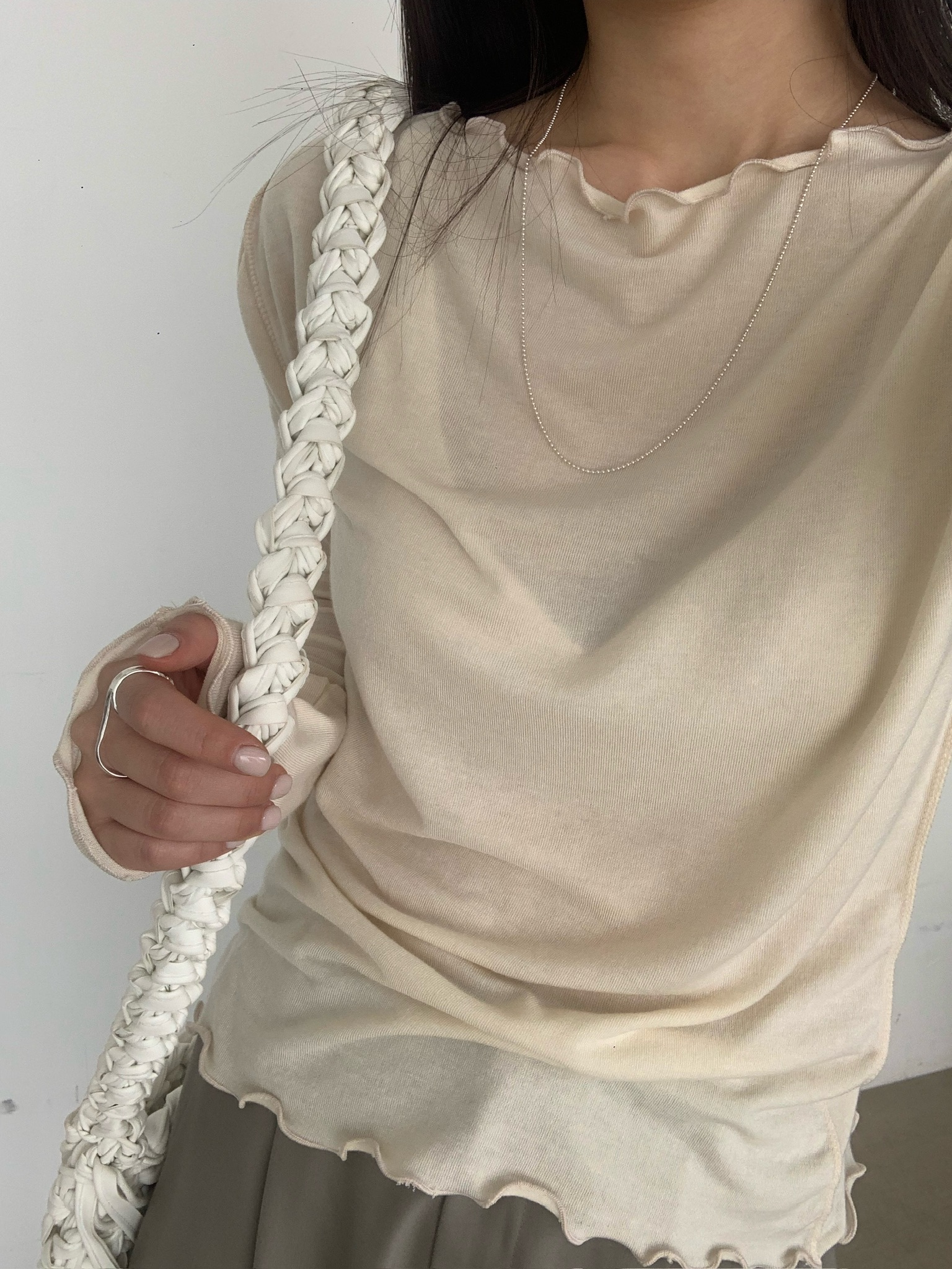 THIN BALL NECKLACE