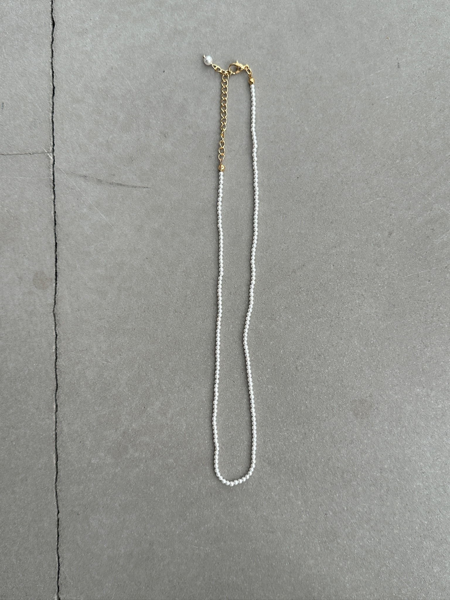 PEARL THIN NECKLACE