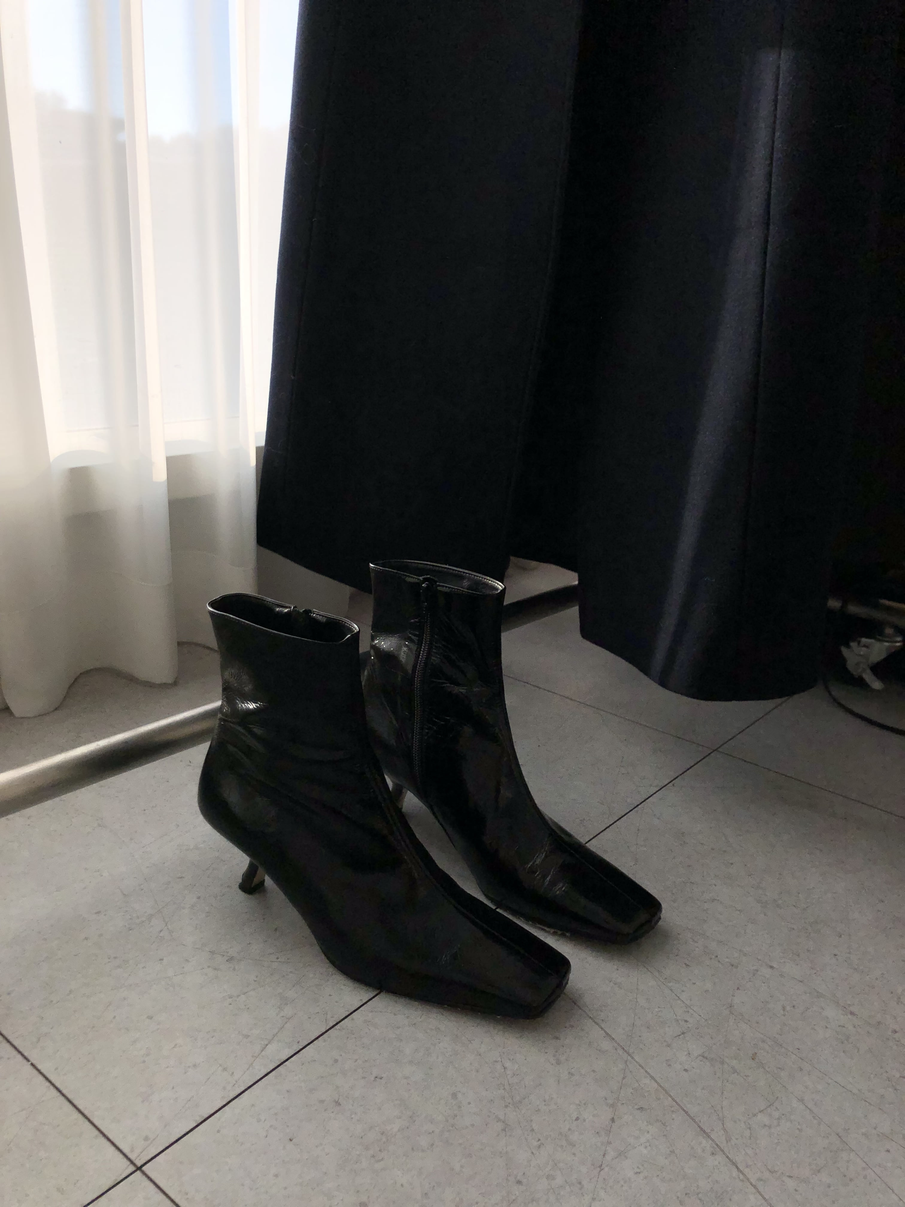 square ankle boots (2type)